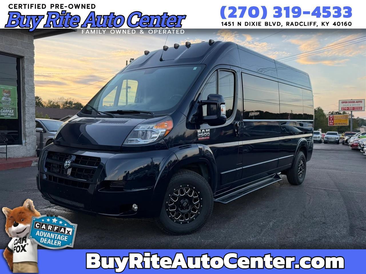 RAM ProMaster Cargo Van 2500 Window Van High Roof 159" WB 2015