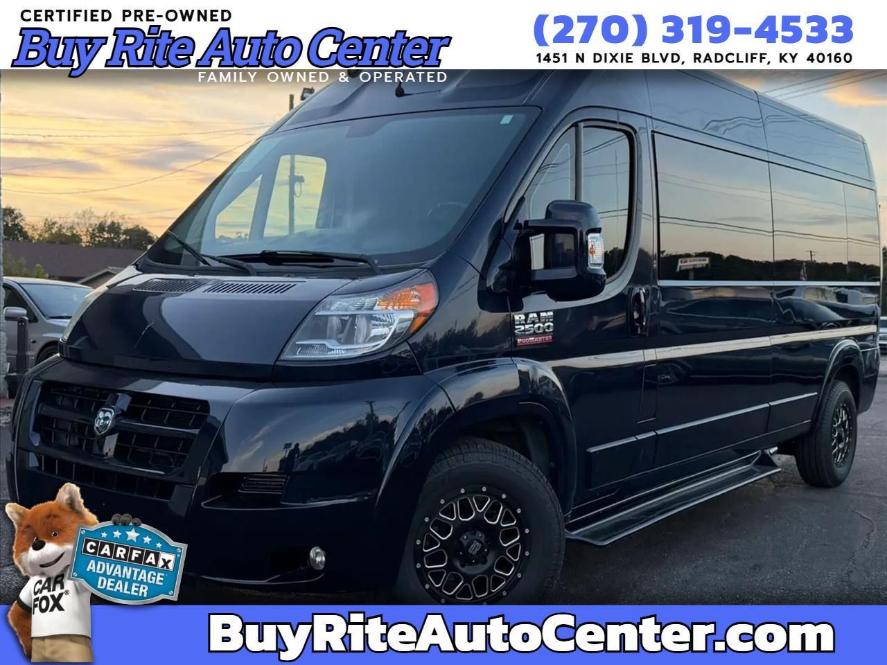 RAM ProMaster Cargo Van 2500 Window Van High Roof 159" WB 2015