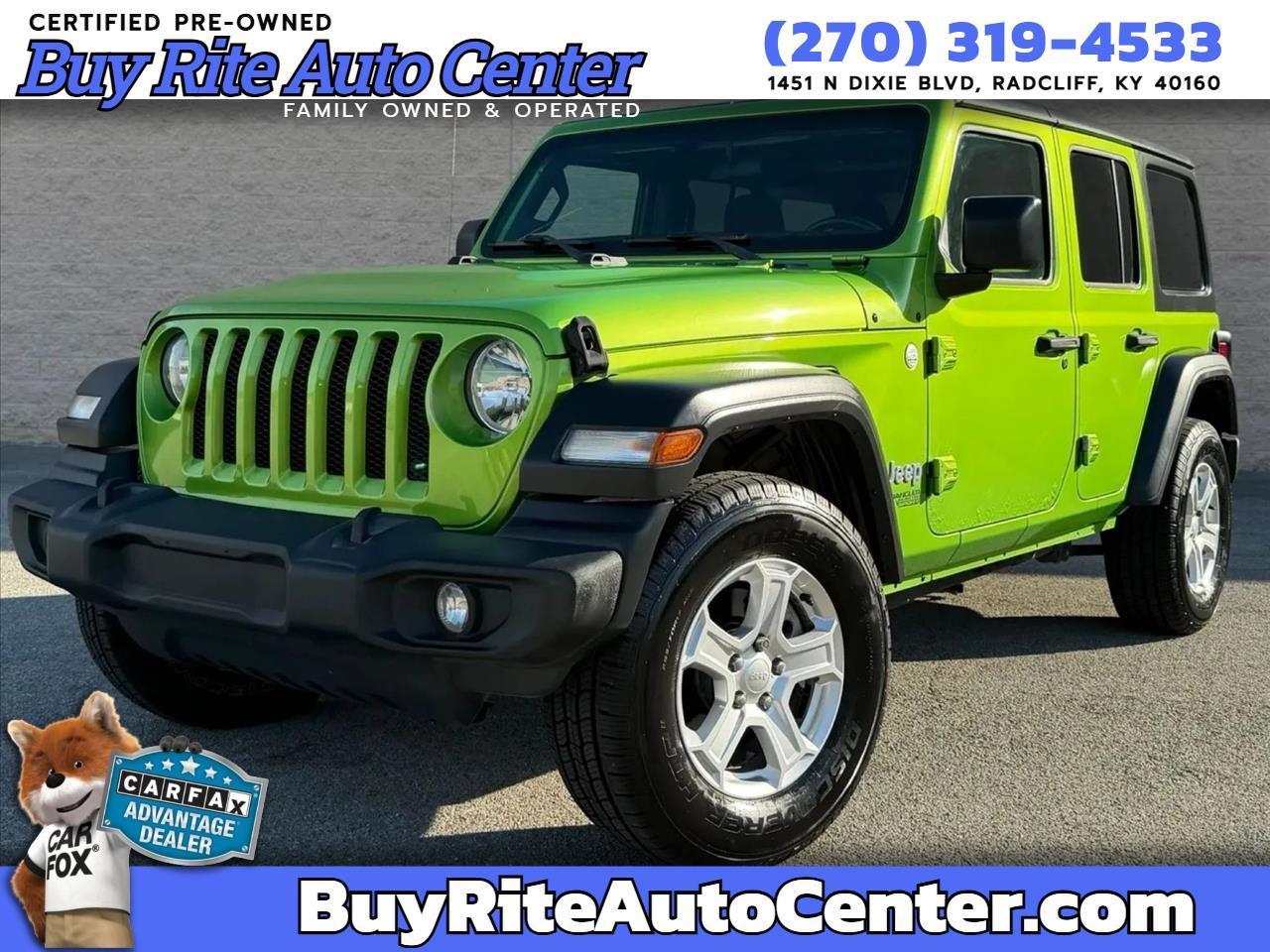 Jeep Wrangler Unlimited Sport S 4x4 2018