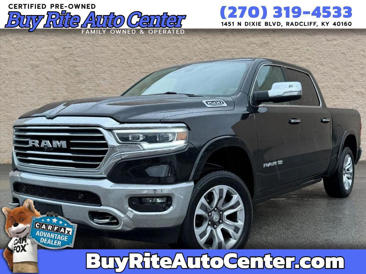 RAM 1500 Longhorn 4x4 Crew Cab 5'7" Box 2019