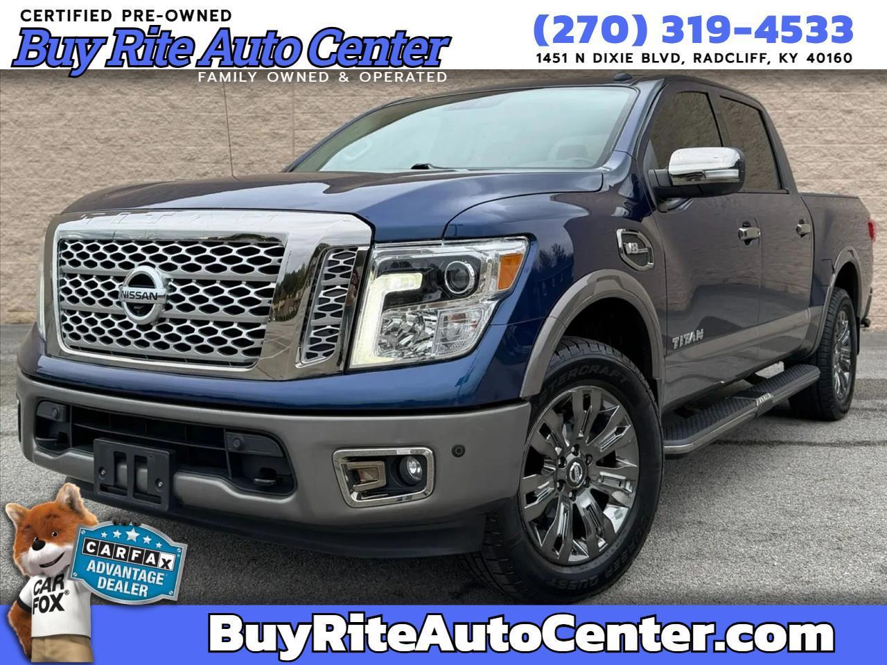 Nissan Titan 4x4 Crew Cab Platinum Reserve 2017