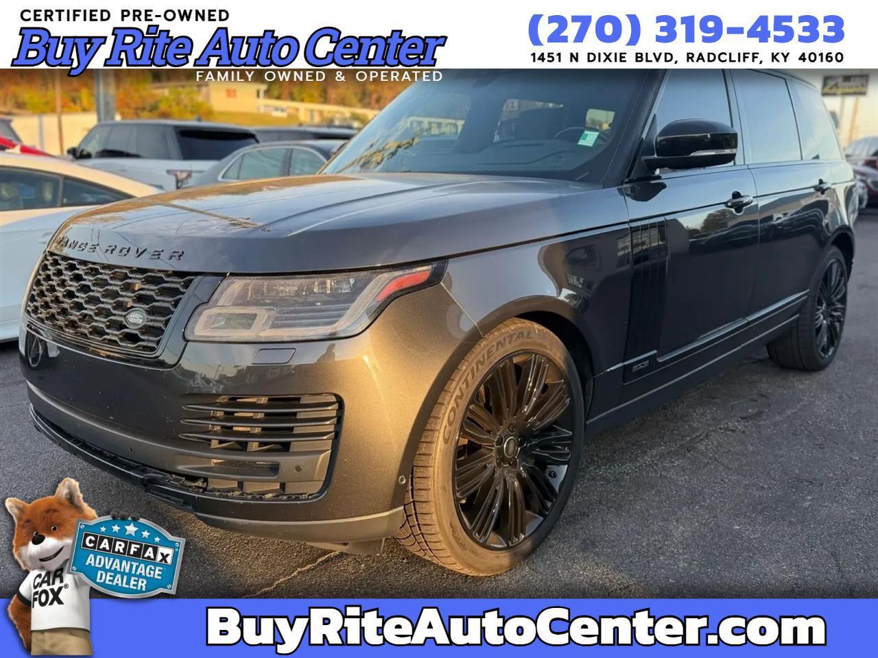 Land Rover Range Rover V8 Supercharged LWB 2019