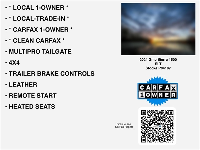 GMC Sierra 1500 SLT Crew Cab 4WD 2024