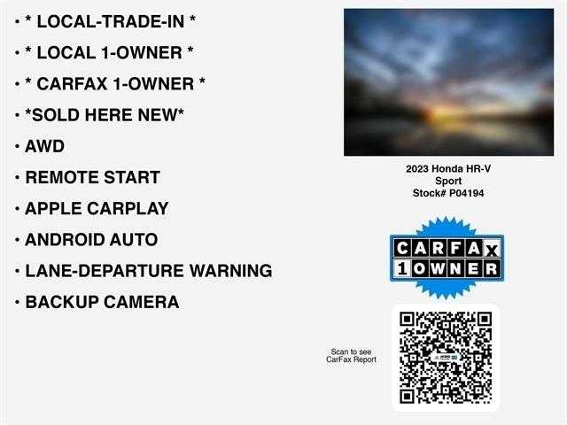 Honda HR-V Sport AWD 2023