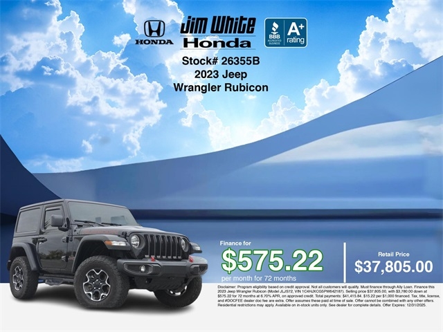 Jeep Wrangler Rubicon 2023