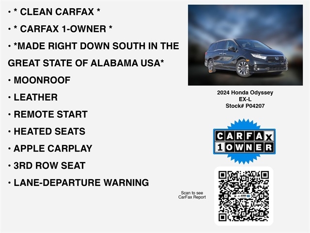 Honda Odyssey EX-L 2024