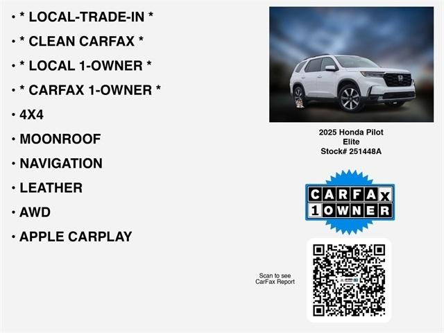 Honda Pilot Elite AWD 2025