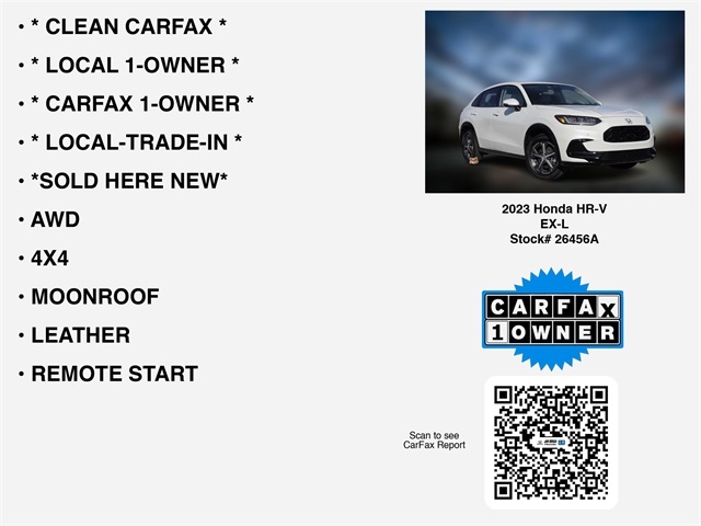 Honda HR-V EX-L AWD 2023