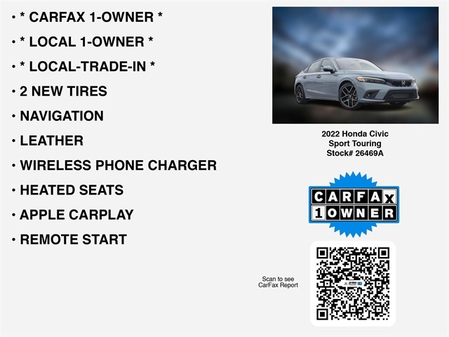 Honda Civic Sport Touring Hatchback CVT 2022