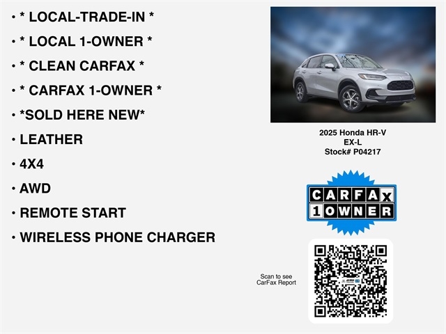 Honda HR-V EX-L AWD 2025
