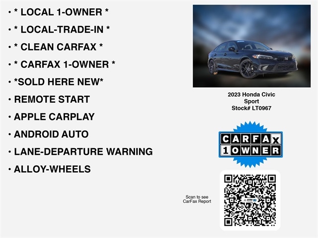 Honda Civic Sport 2023