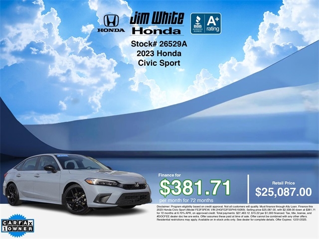 Honda Civic Sport 2023