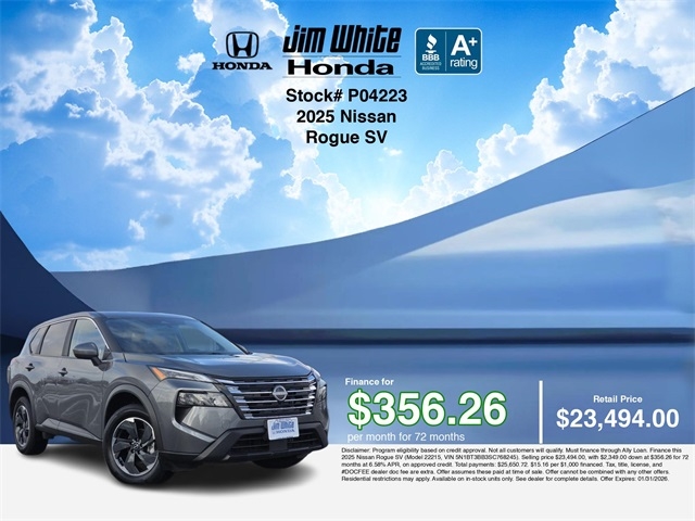 Nissan Rogue SV AWD 2025