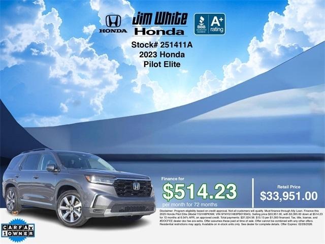 Honda Pilot Elite AWD 2023