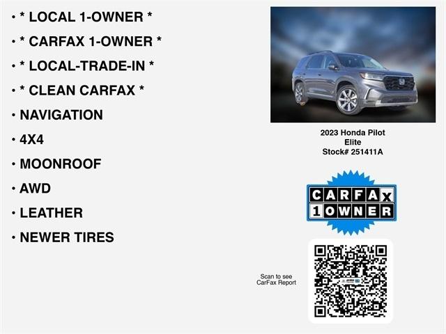 Honda Pilot Elite AWD 2023