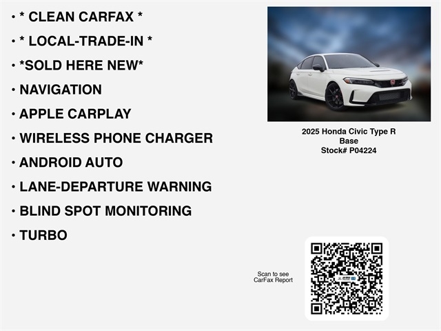 Honda Civic Type R Hatchback 2025