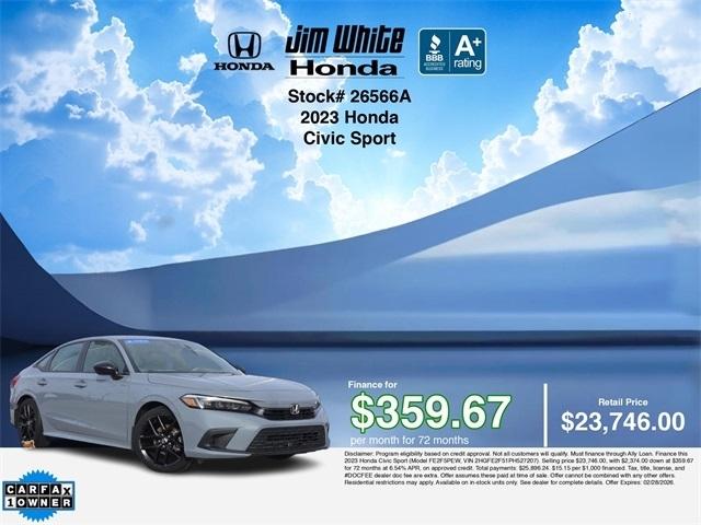 Honda Civic Sport 2023