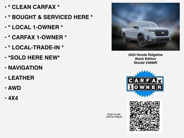Honda Ridgeline Black Edition 2025