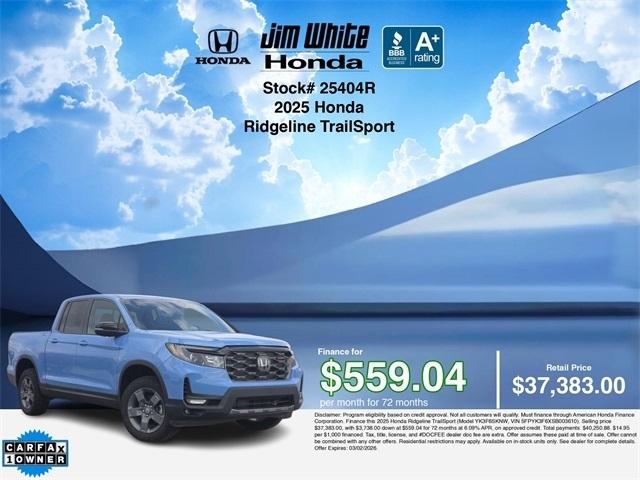 Honda Ridgeline TrailSport 2025