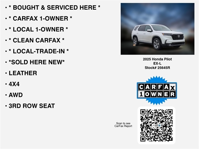 Honda Pilot EX-L AWD 2025