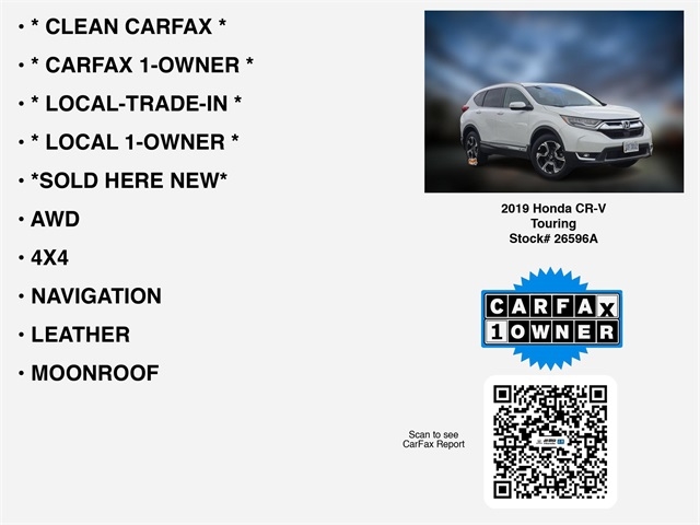 Honda CR-V Touring AWD 2019