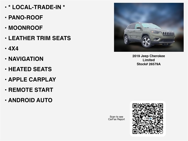 Jeep Cherokee Limited 4WD 2019