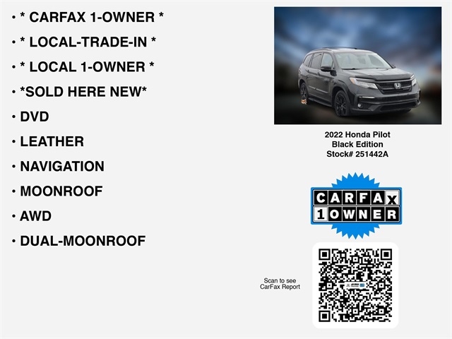 Honda Pilot Black Edition 2022