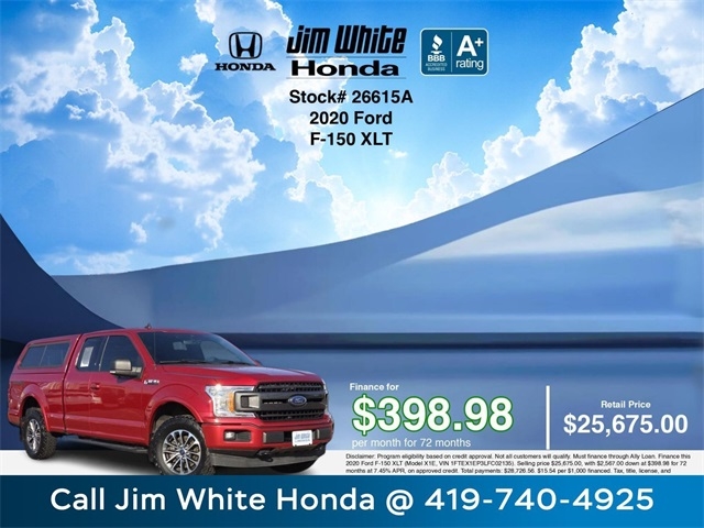 Ford F-150 XLT SuperCab 8-ft. Bed 4WD 2020