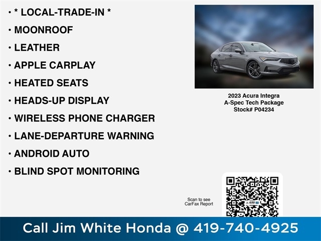 Acura Integra A-SPEC TECH 2023