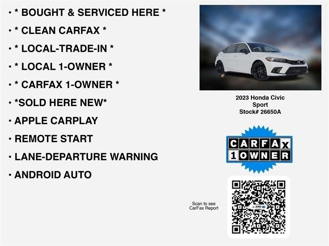 Honda Civic Sport Hatchback CVT 2023