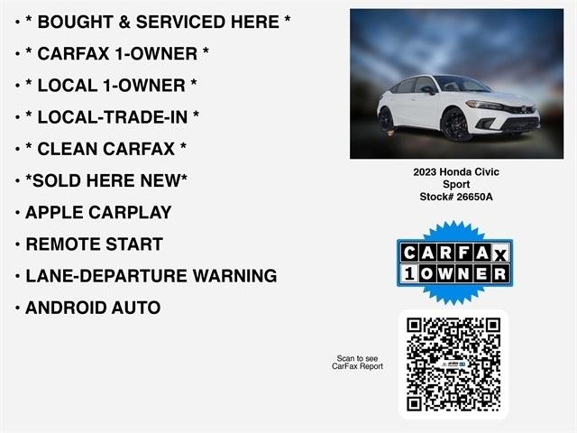 Honda Civic Sport Hatchback CVT 2023