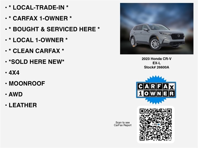 Honda CR-V EX-L AWD 2023