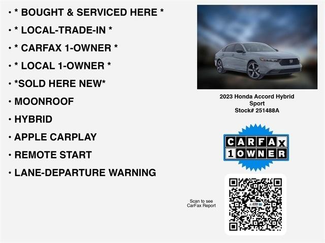 Honda Accord Sport Hybrid 2023