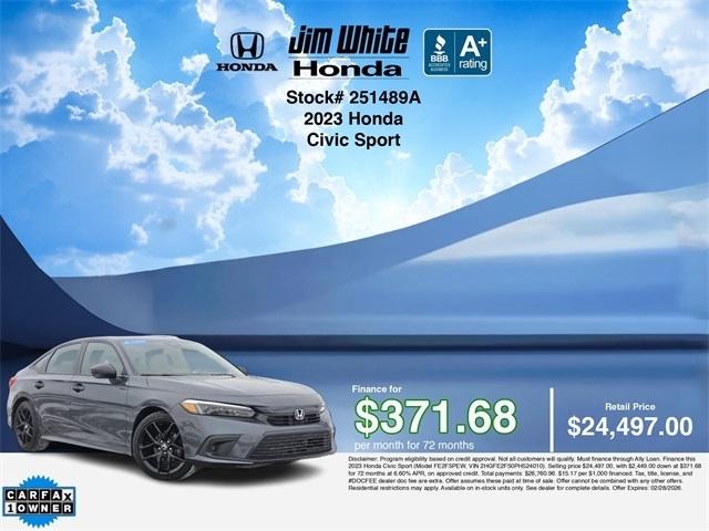 Honda Civic Sport 2023