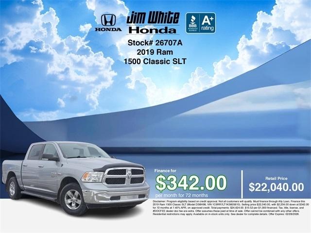 RAM 1500 Classic Tradesman Crew Cab SWB 4WD 2019