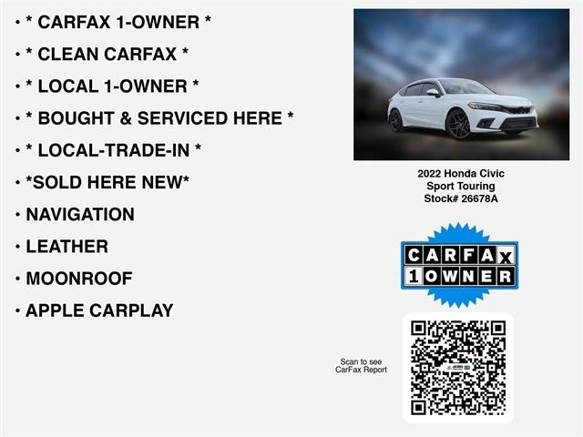 Honda Civic Sport Touring Hatchback CVT 2022