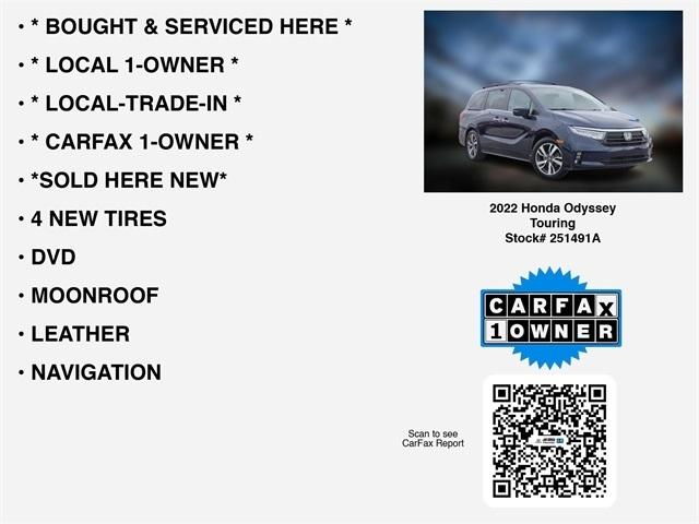 Honda Odyssey Touring 2022