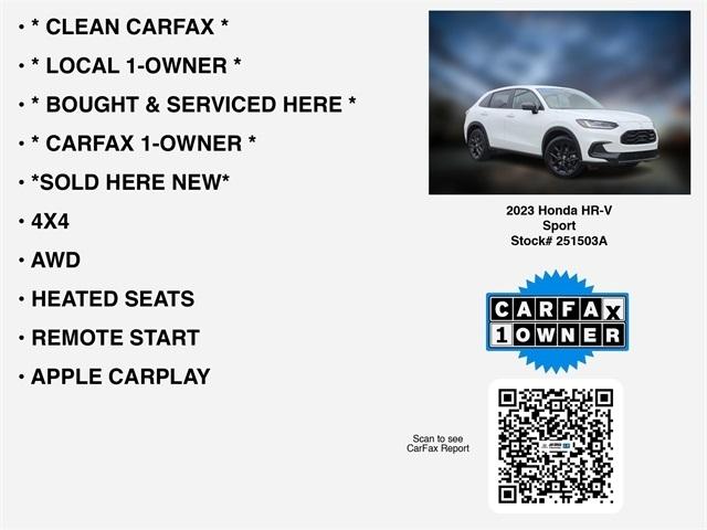 Honda HR-V Sport AWD 2023