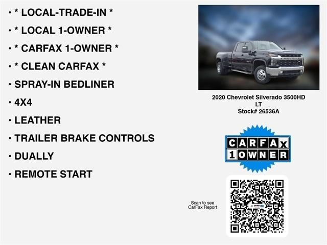 Chevrolet Silverado 3500HD LT Crew Cab 4WD 2020