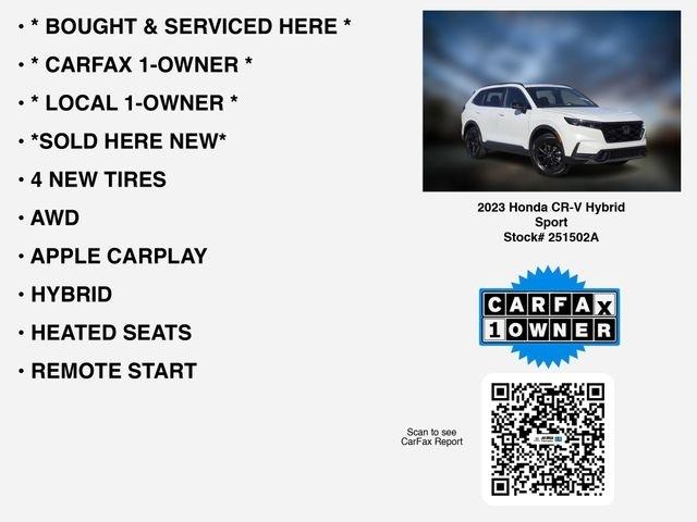 Honda CR-V Hybrid Sport 2023