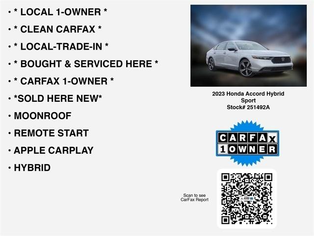 Honda Accord Sport Hybrid 2023