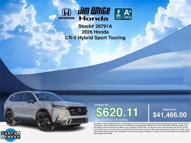 Honda CR-V Hybrid Touring 2026