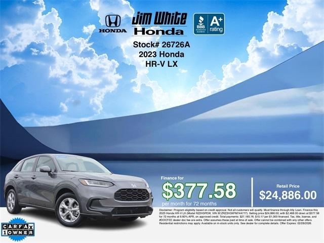 Honda HR-V LX AWD 2023