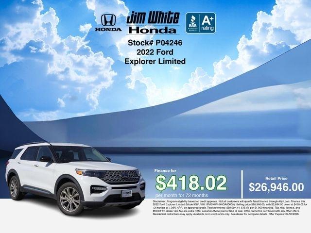 Ford Explorer Limited AWD 2022