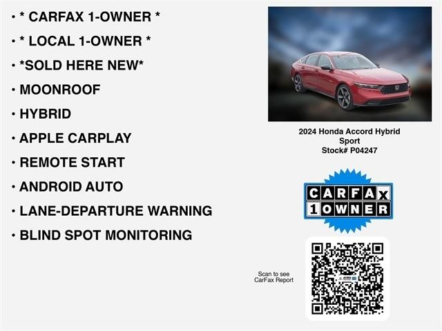 Honda Accord Sport Hybrid 2024