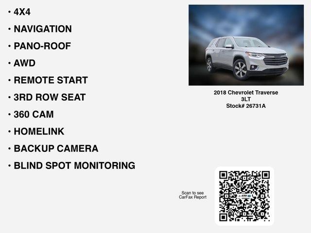 Chevrolet Traverse LT Feather AWD 2018