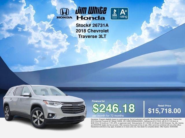 Chevrolet Traverse LT Feather AWD 2018