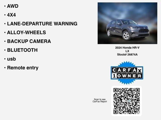 Honda HR-V LX AWD 2024