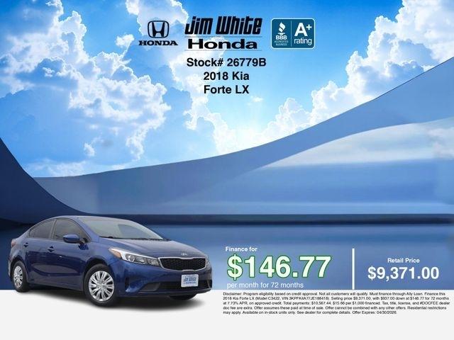 Kia Forte LX 6M 2018