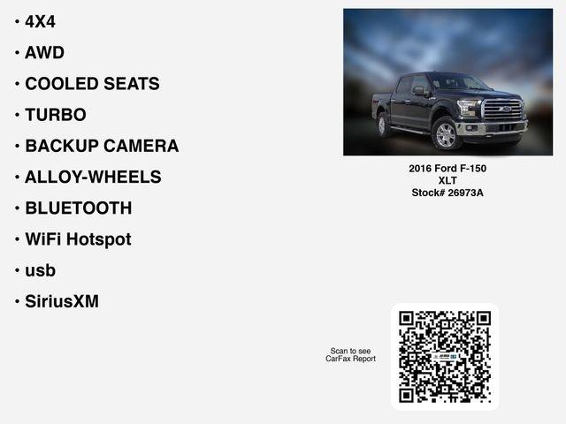 Ford F-150 Lariat SuperCrew 5.5-ft. Bed 4WD 2016